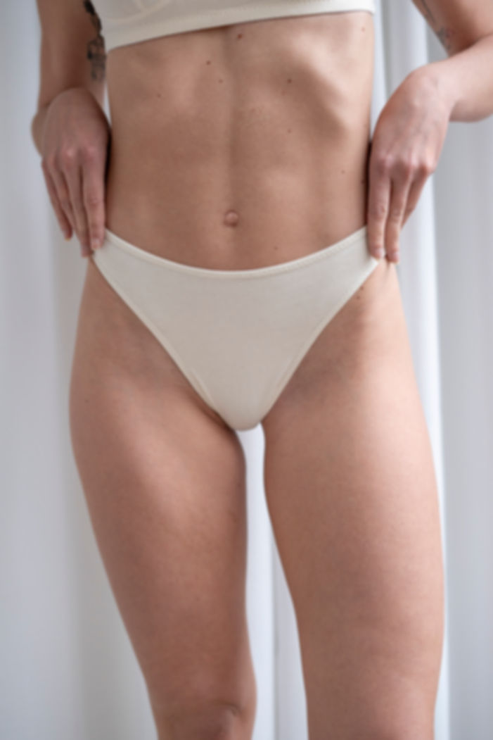 PACK 2 Atla Thong Pink Salmon & Ecru