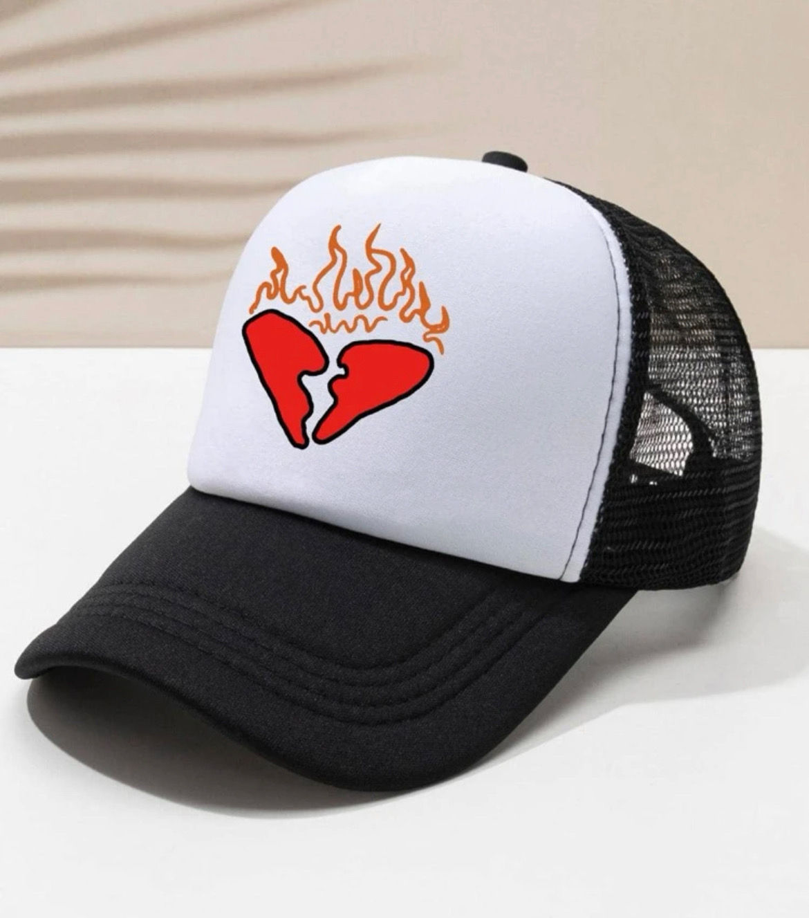 Heart Flame Trucker Hat