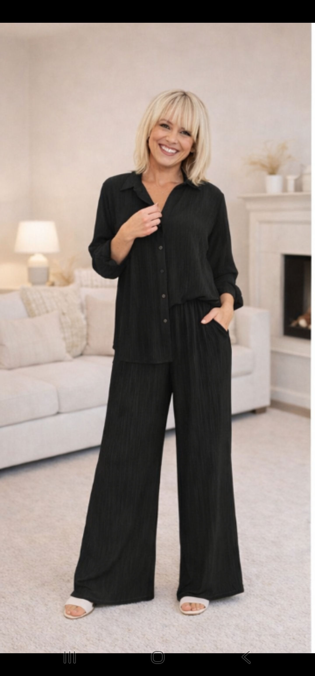 Pleated Lounge Co-Ord Set