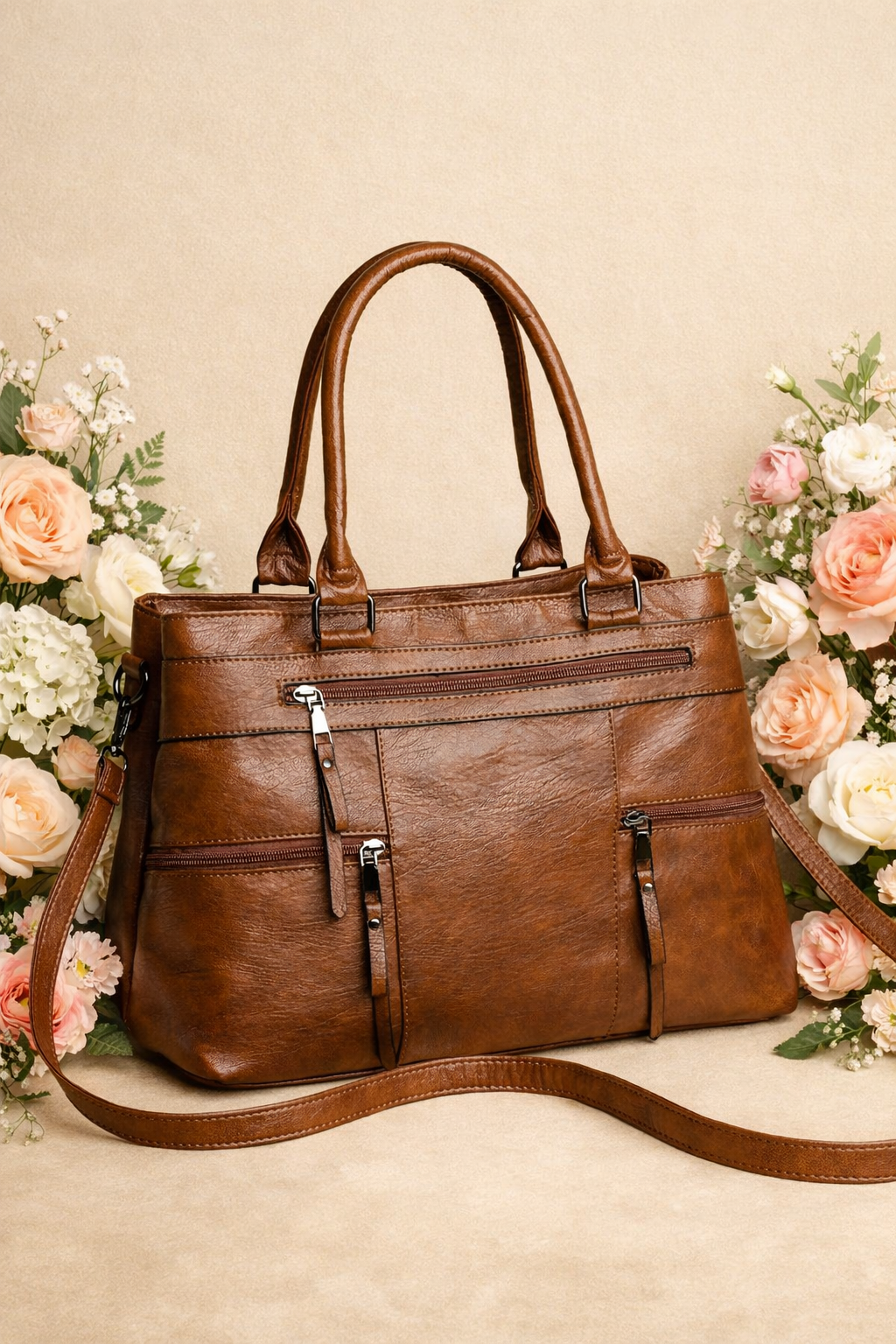 Elegant Brown Handbag for Women