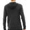 Thumbnail: Black Unisex Tri-blend Full-Zip Lightweight Hoodie
