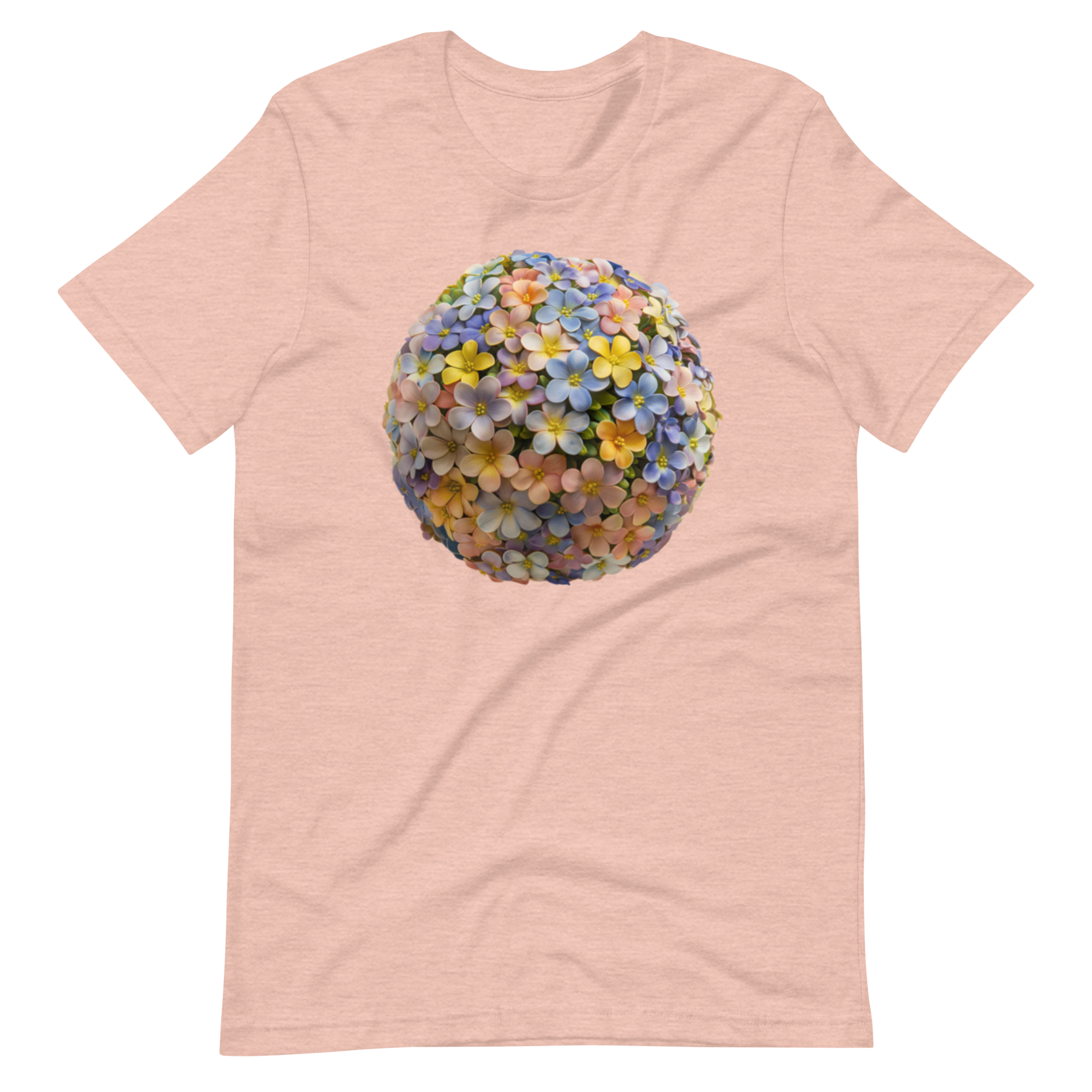טי שרט כדור פרחים 003