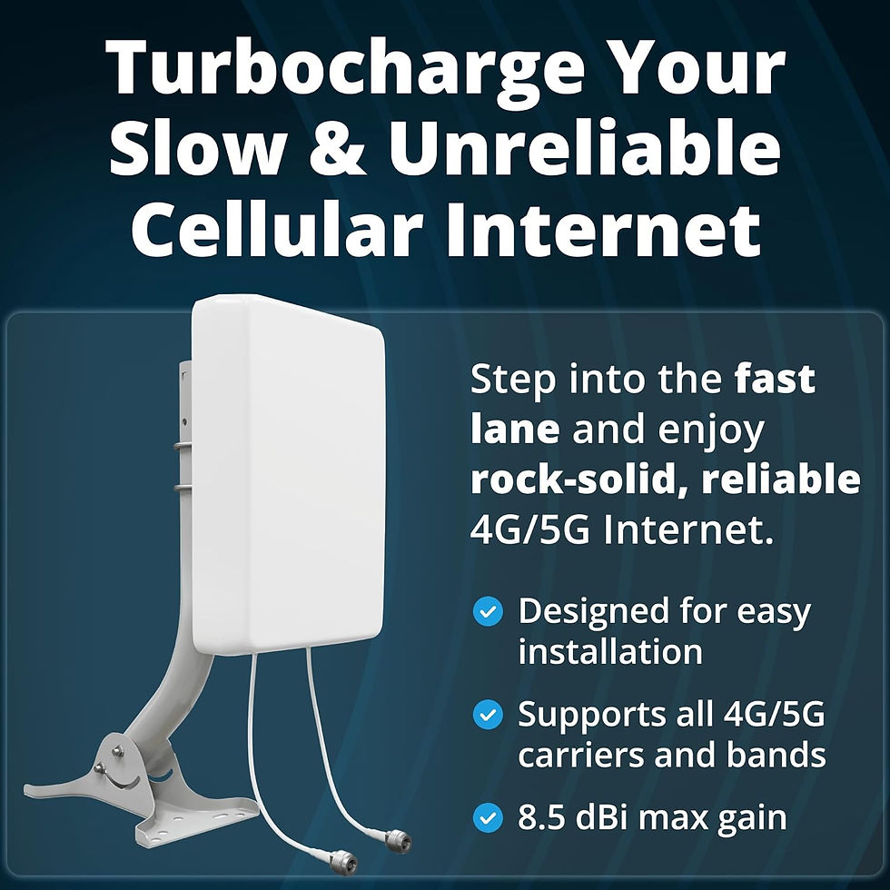 Thumbnail: Waveform 2x2 MIMO Panel Antenna Kit | 4G and 5G Compatible Modem, Router