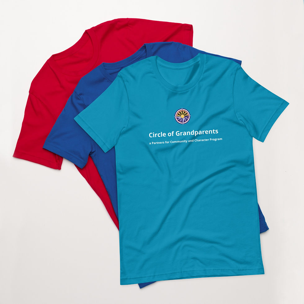 Thumbnail: Circle of Grandparents Unisex t-shirt
