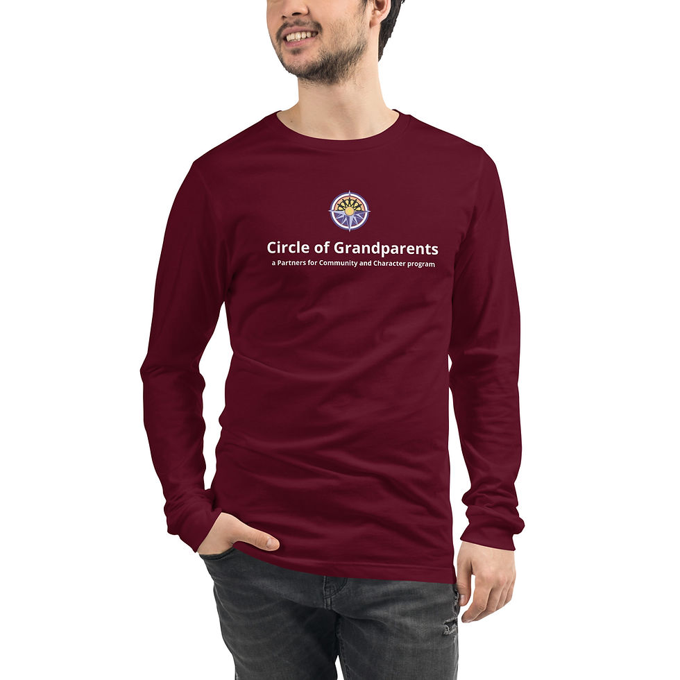 Thumbnail: Circle of Grandparents Unisex Long Sleeve Tee