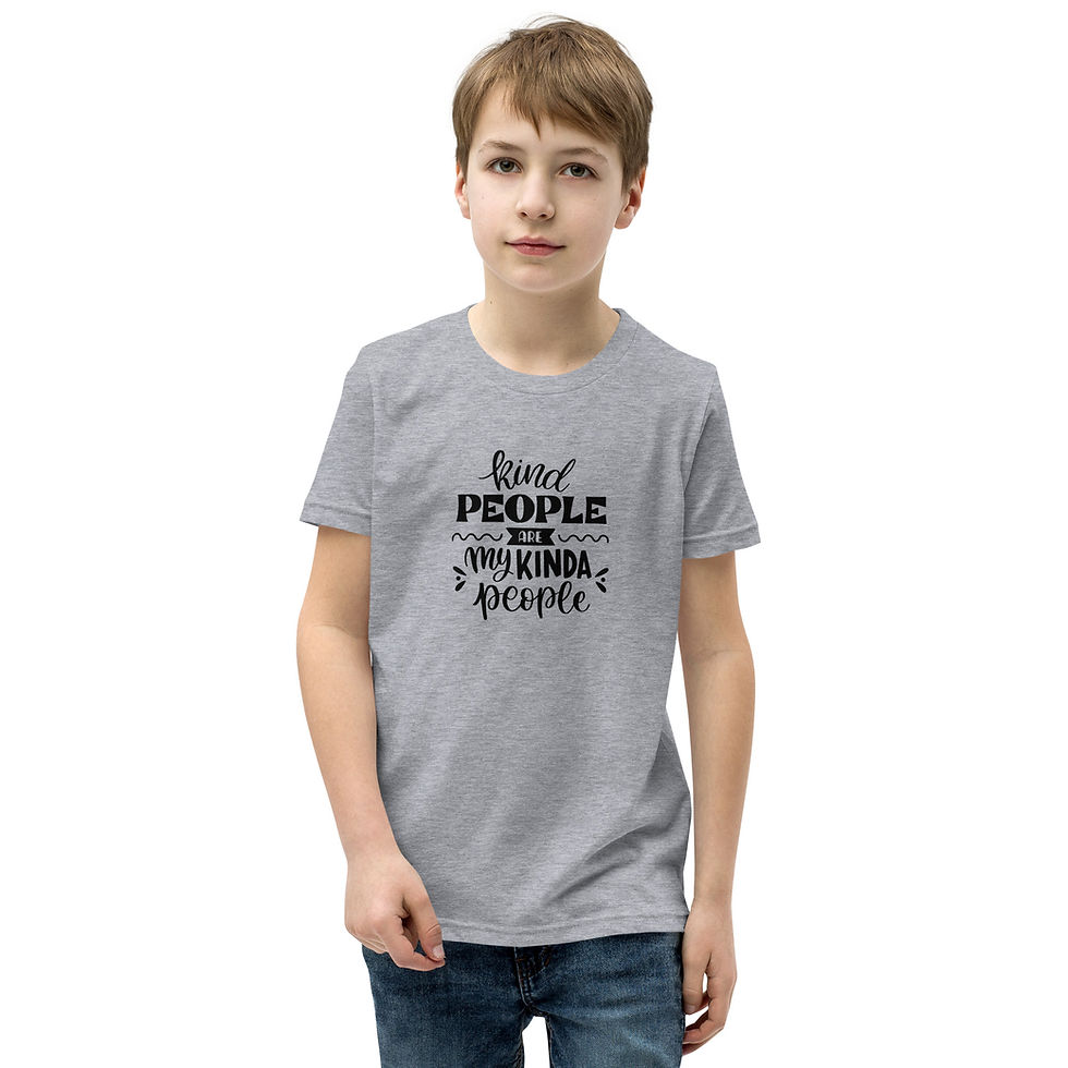 Thumbnail: Youth Short Sleeve T-Shirt - Kind People