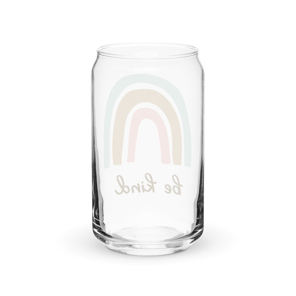 Thumbnail: Be Kind Can-shaped glass