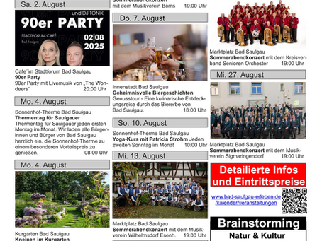 Was wann wo in Bad Saulgau
