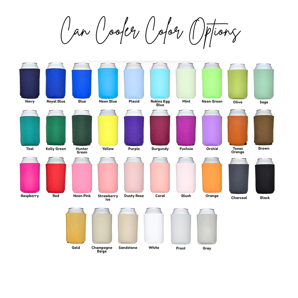 Thumbnail: Personalized Wedding Can Cooler