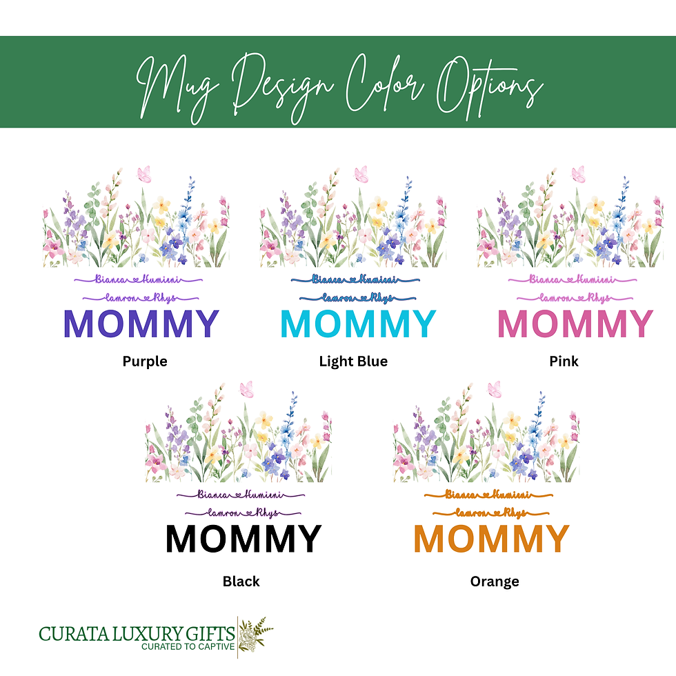 Thumbnail: Personalized Wildflower Mama Coffee Mug