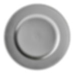 Matte Silver Plastic Charger Plate