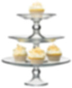 Clear Glass Cake Stand