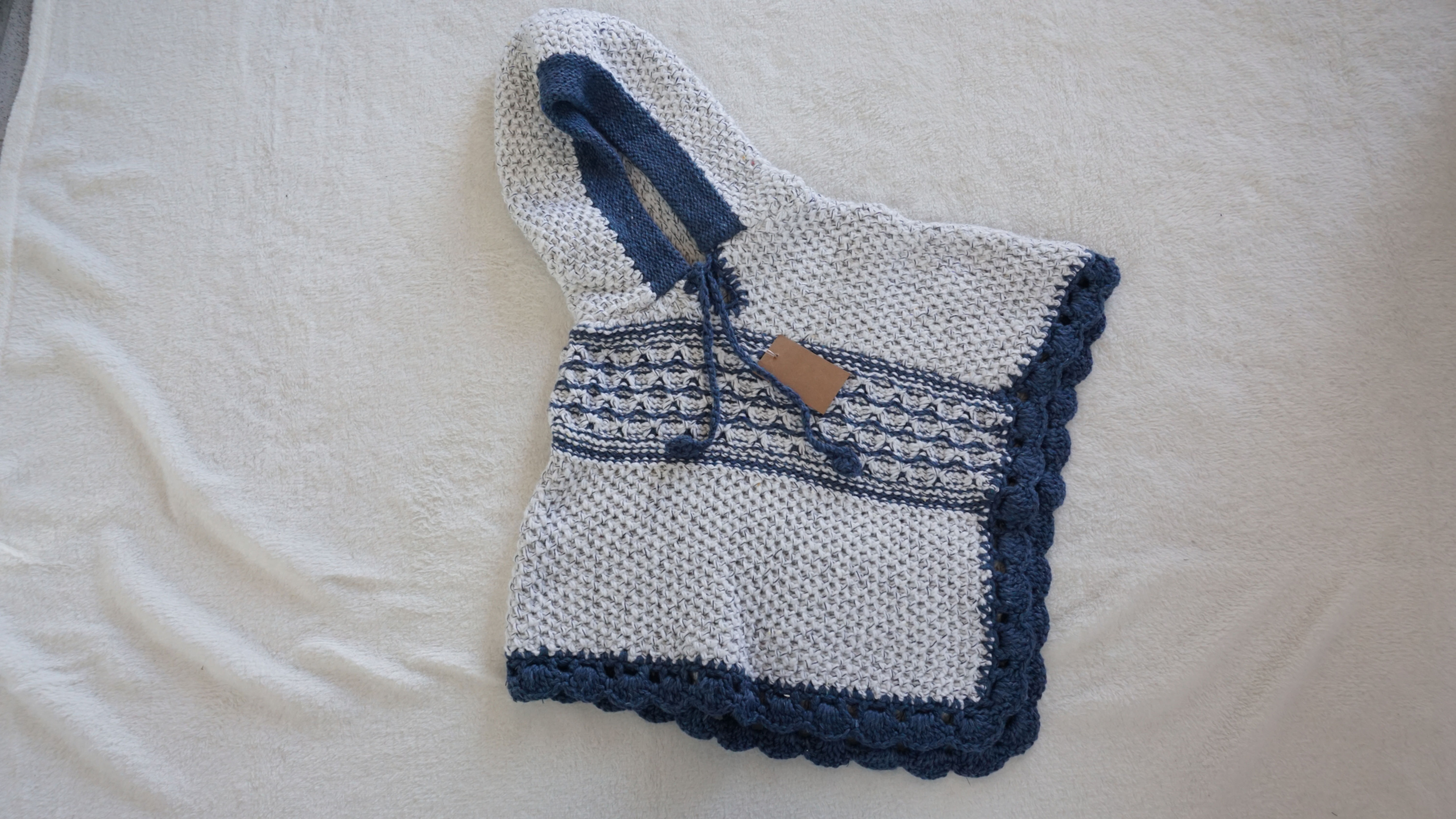 ponche criança com gorro