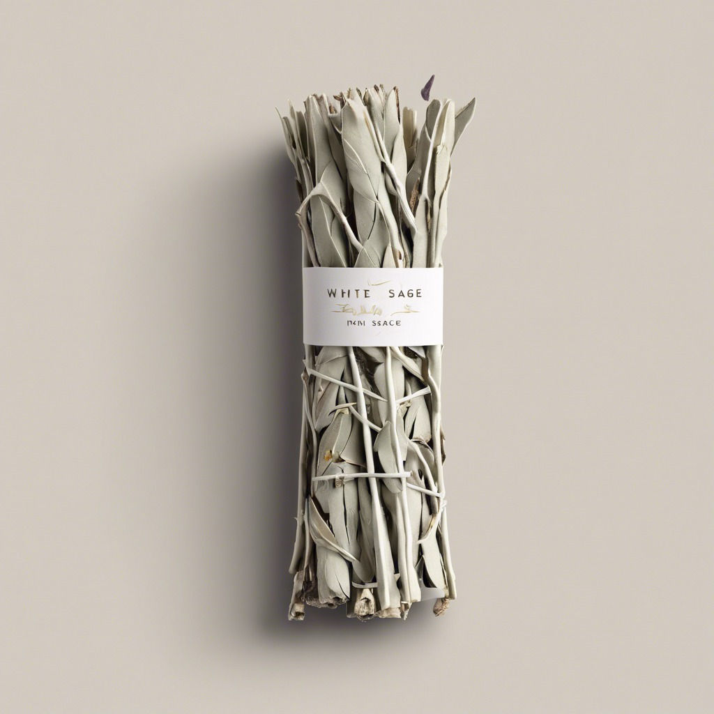 4 inch white sage stick