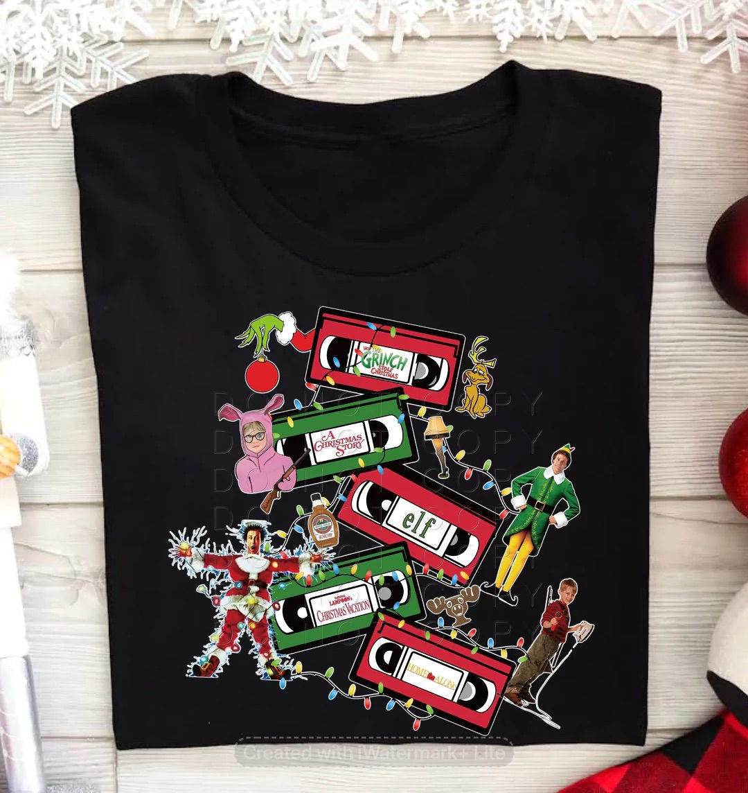 Classic Christmas tapes shirt