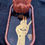 Thumbnail: Copper and black celestial hand tray with faux crystal cluster