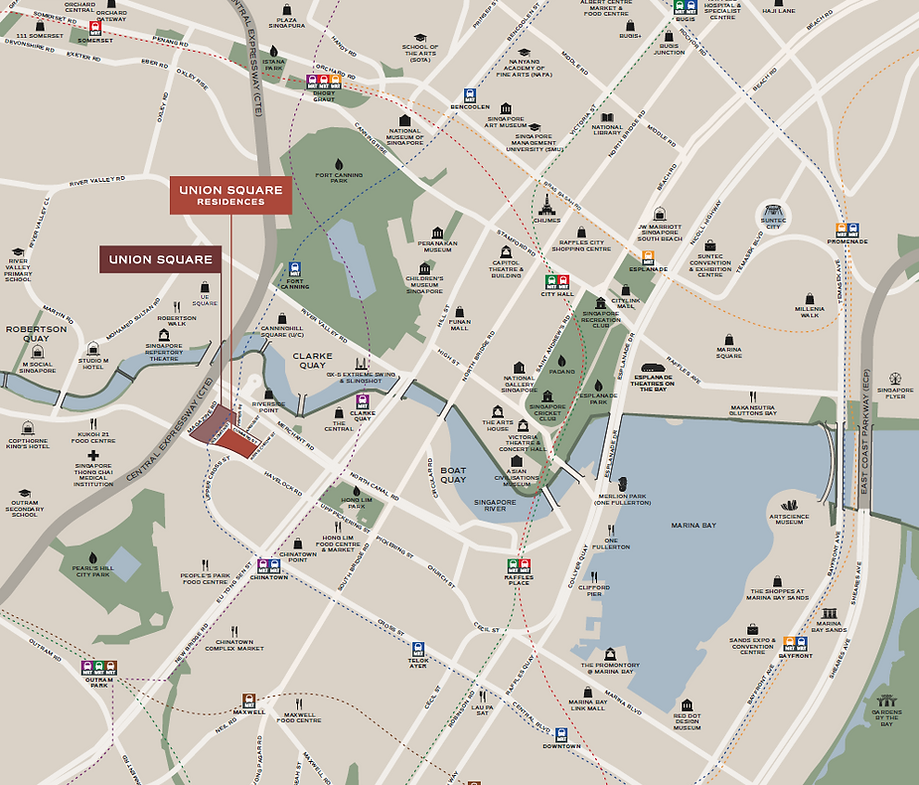 Union Square Residences Location Map