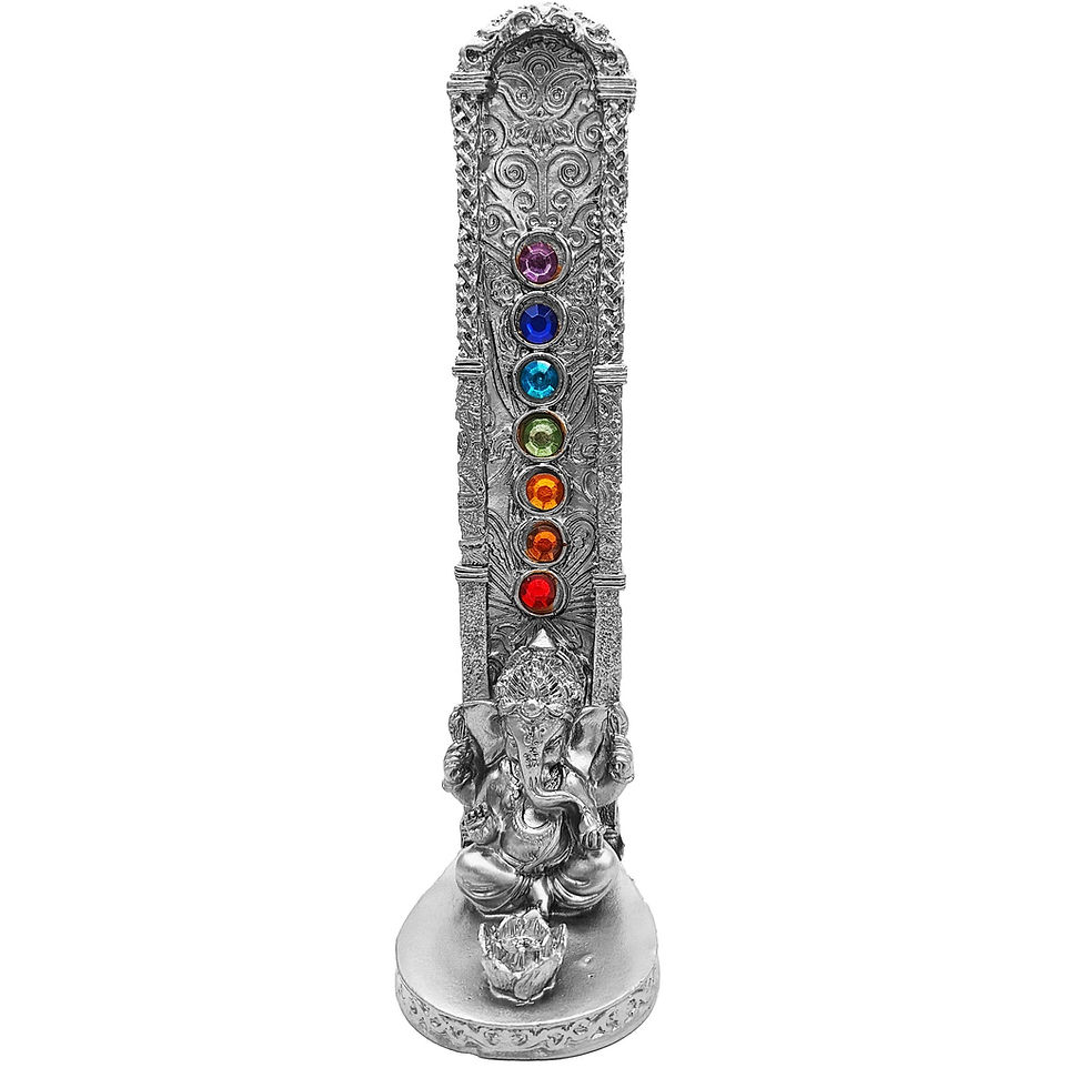 Miniatura: 220 Ganesha Porta Incienso 7 Chakra Decoracion Suerte Abundancia