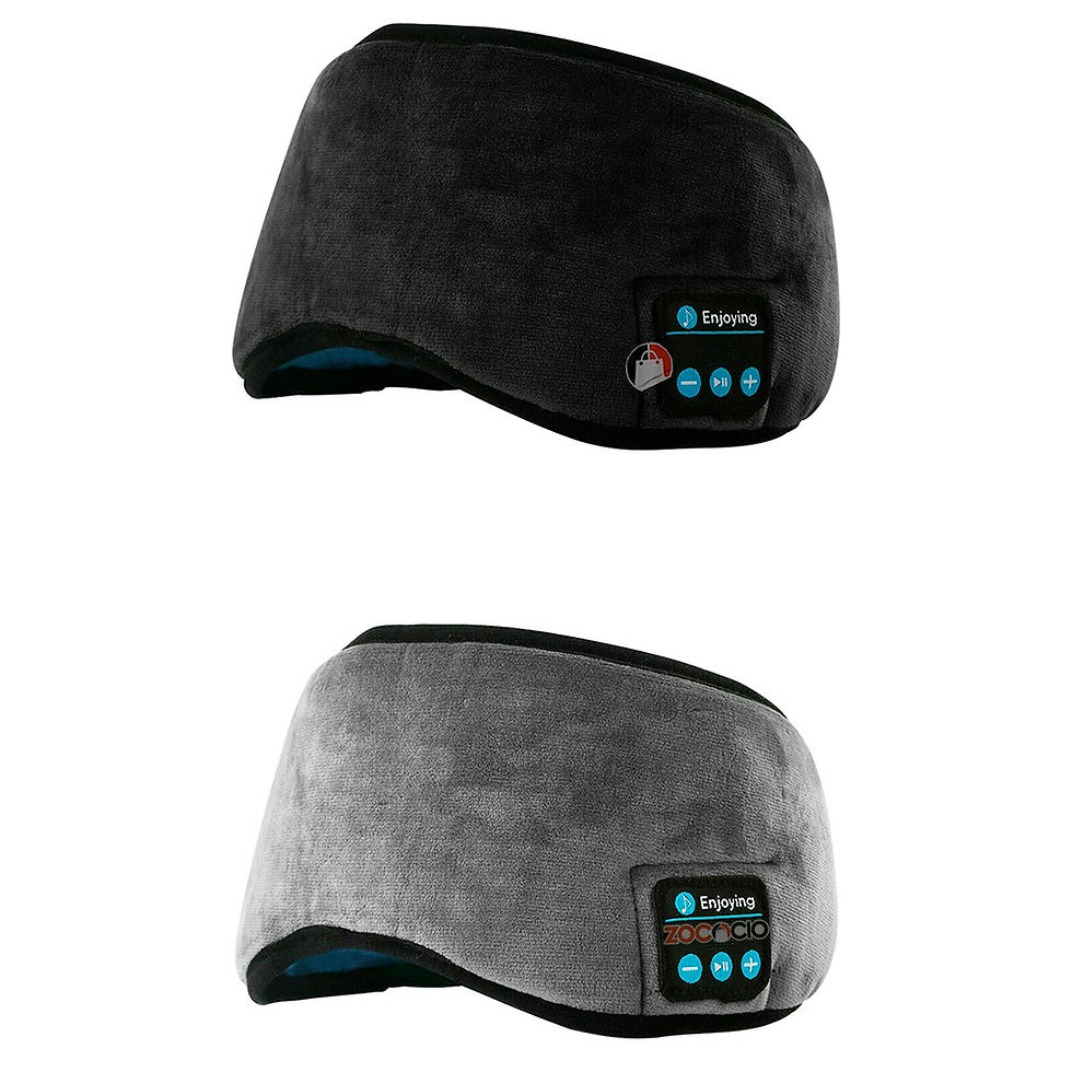 212 Mascarilla Tapa Ojos Masajeador Con Gel Aromaterapia Y Música