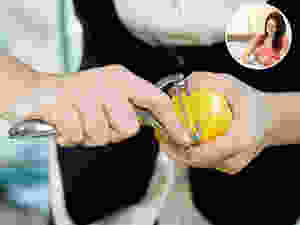 A peeler adds texture to dishes