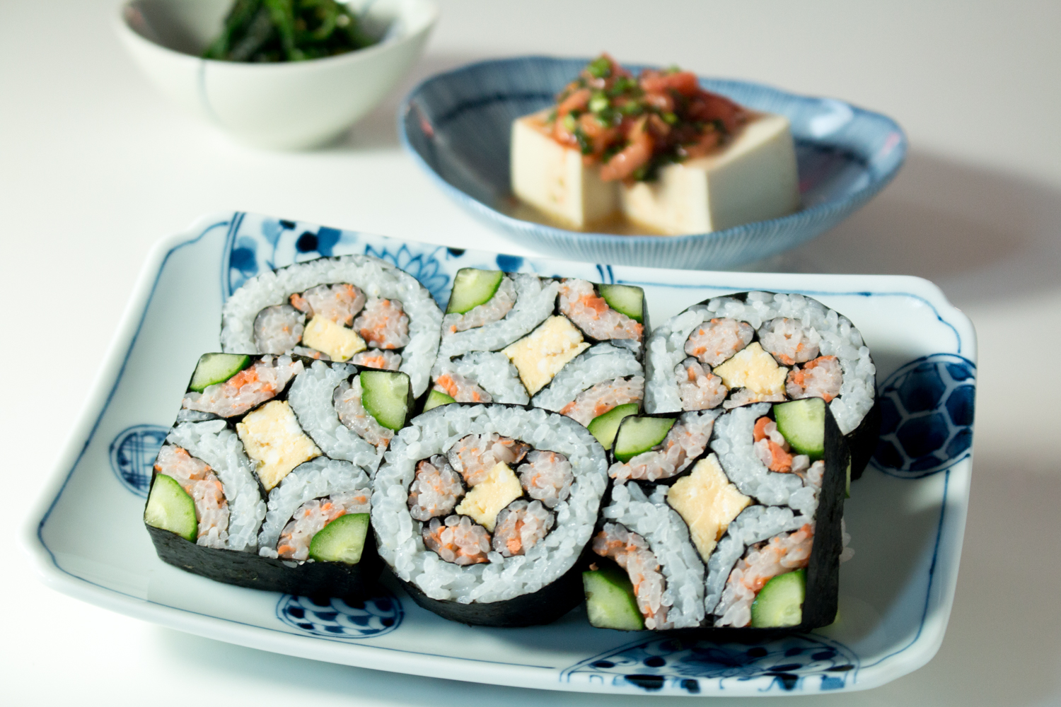 Learn to Make Sushi, Mosaic Rolls Cooking Class The Chef & The Dish