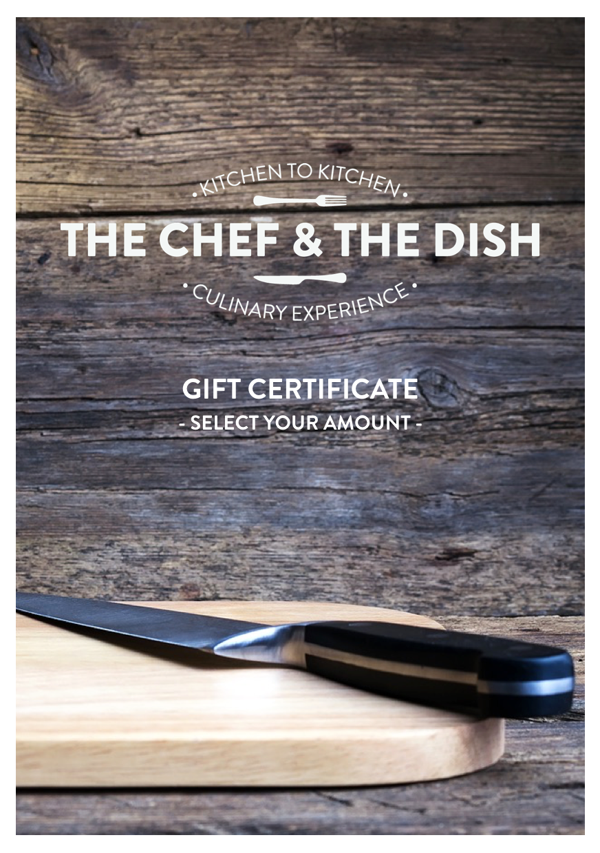 Cooking Class Gift Certificates