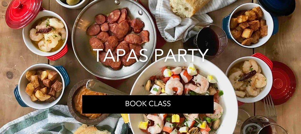 Tapas Party Spanish cooking class