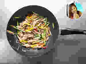 A non-stick wok will help bring your quick-fire dinner together fast