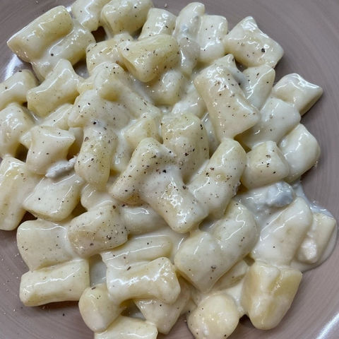 Gnocchi with Gorgonzola Cream Sauce