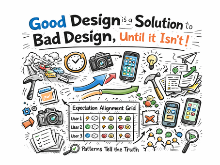 Good Design is a Solution to Bad Design, Until it Isn’t!