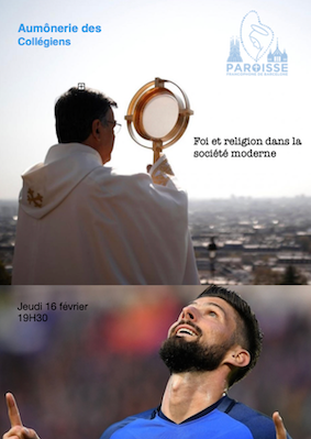 Rencontre Aumônerie Collège : Foi et religion dans la société moderne