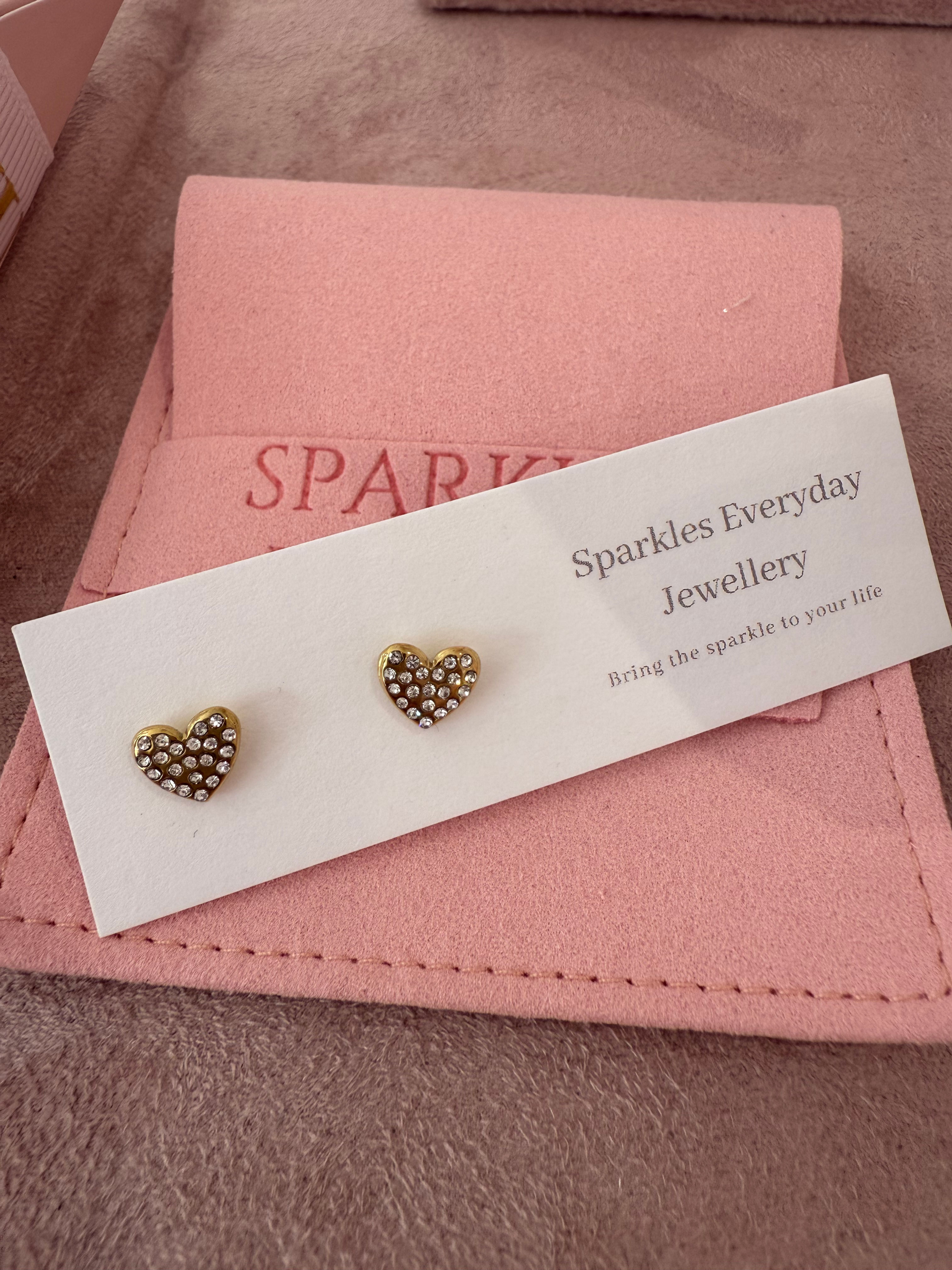 Heart Stud Sparkle 