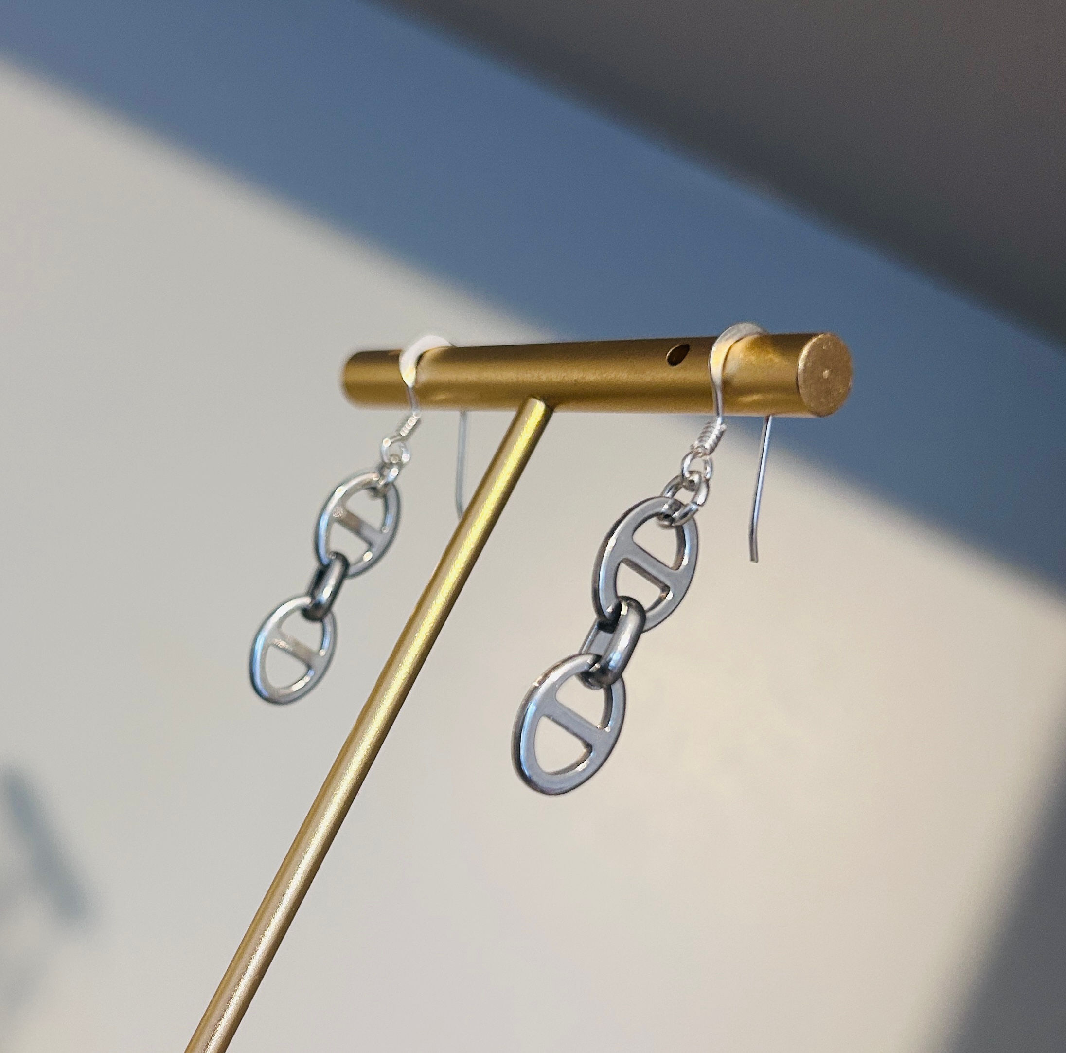 Patterned Droplet Earrings