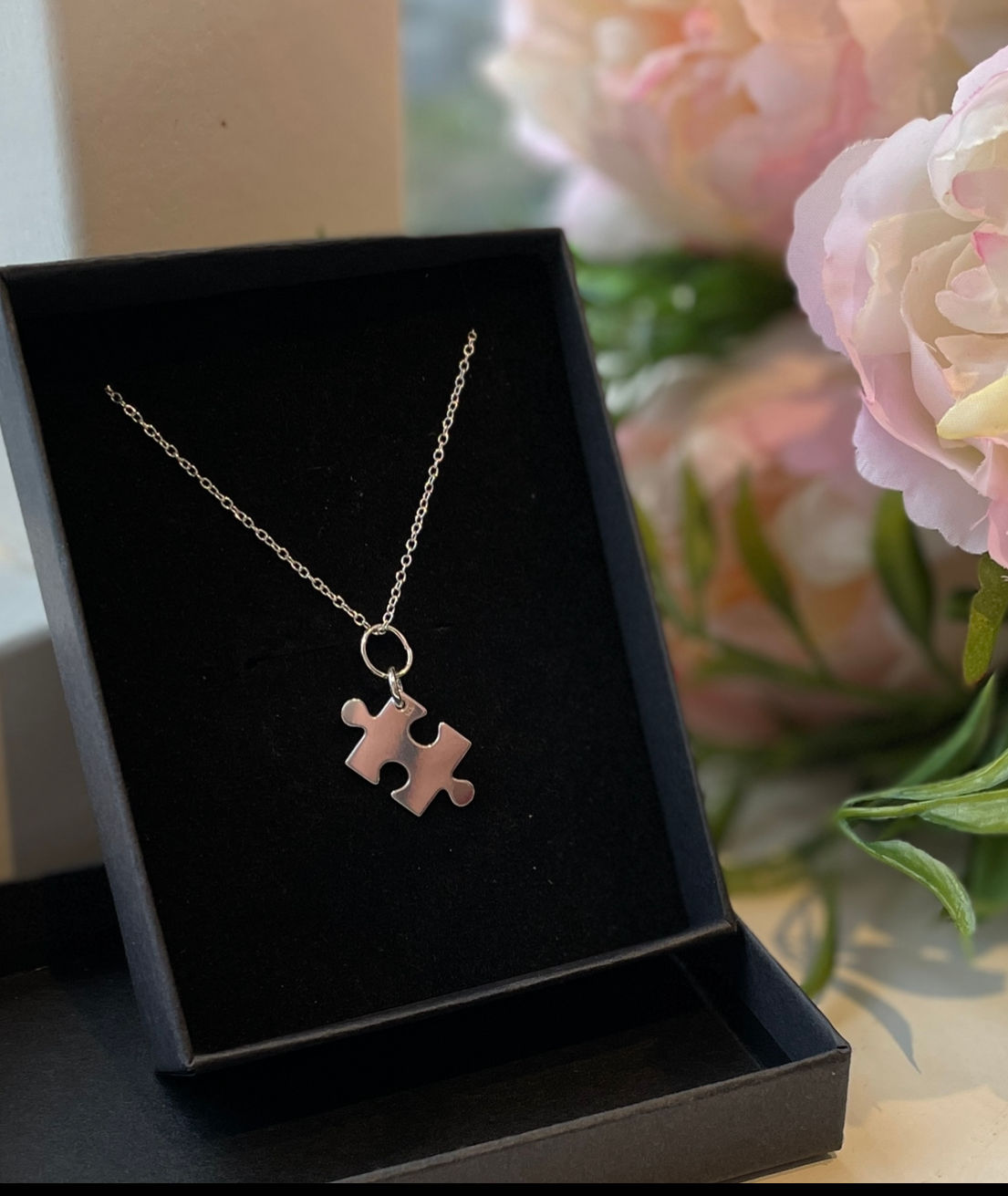 Jigsaw Puzzle Necklace 