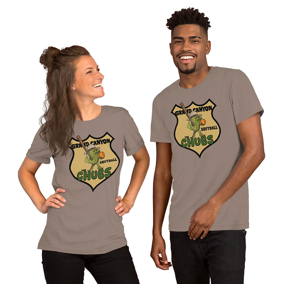 Thumbnail: Chubs Softball Team Unisex t-shirt