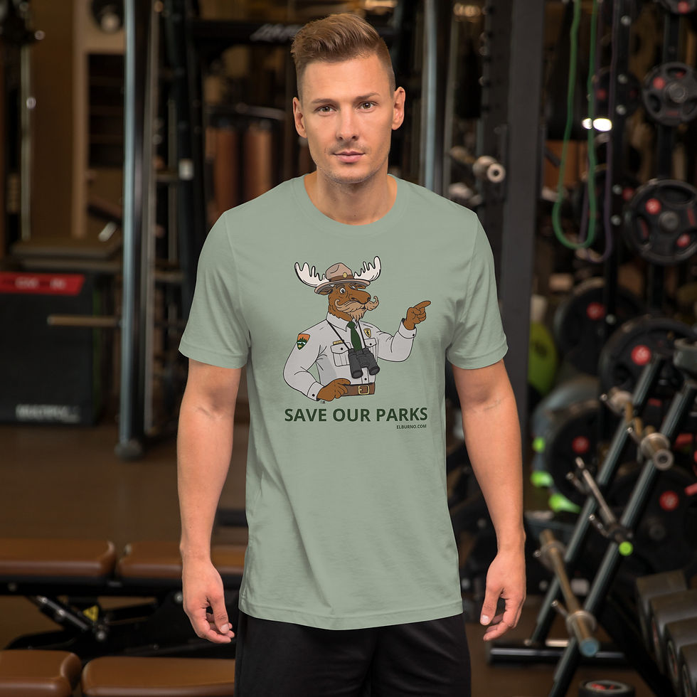 Thumbnail: El Burno Classic SAVE OUR PARKS Unisex t-shirt