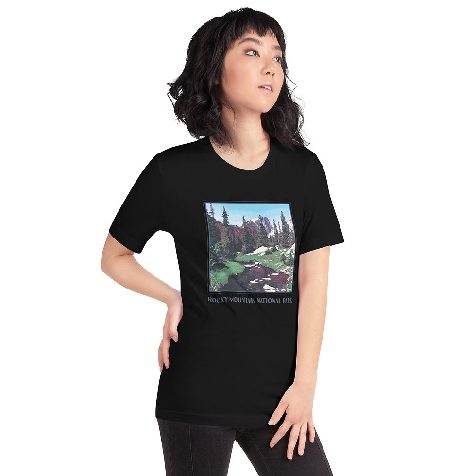 Thumbnail: Rocky Mountain National Park Unisex t-shirt