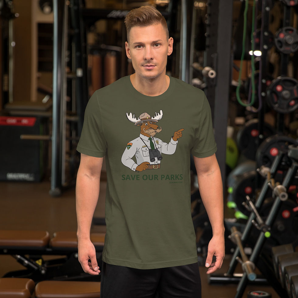 Thumbnail: El Burno Classic SAVE OUR PARKS Unisex t-shirt