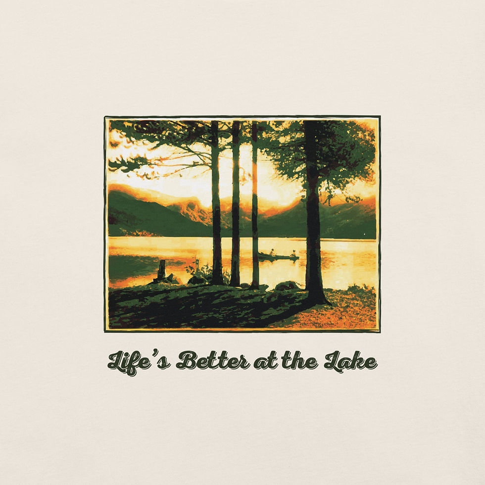 Thumbnail: Life's Better at the Lake Unisex t-shirt