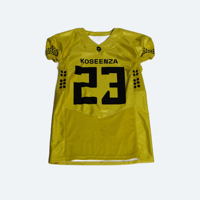 Yellow Football Jersey (Front View)