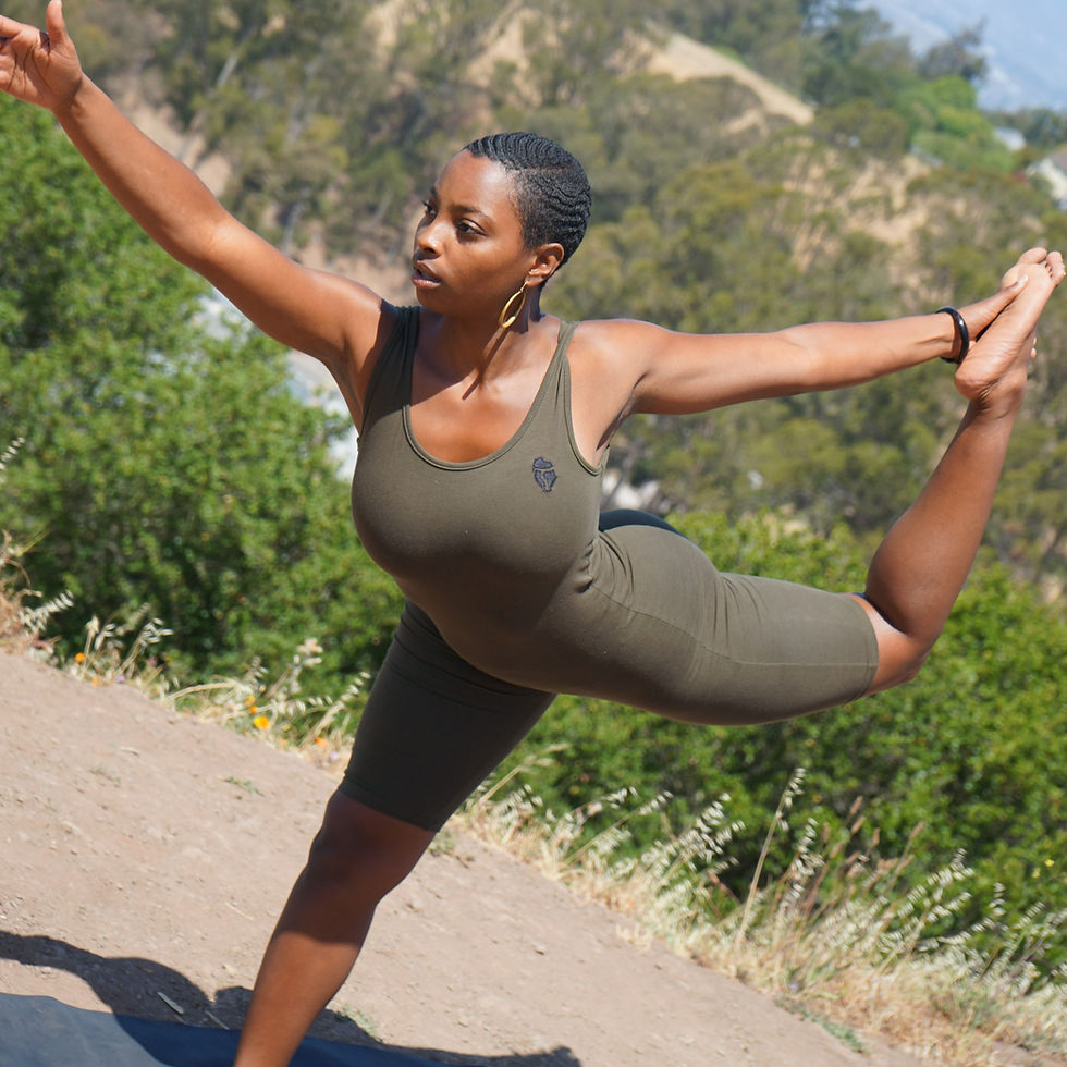 Thumbnail: Olive Romper Front View (Model)