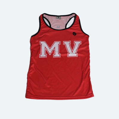 Red Running Singlet (Front View)