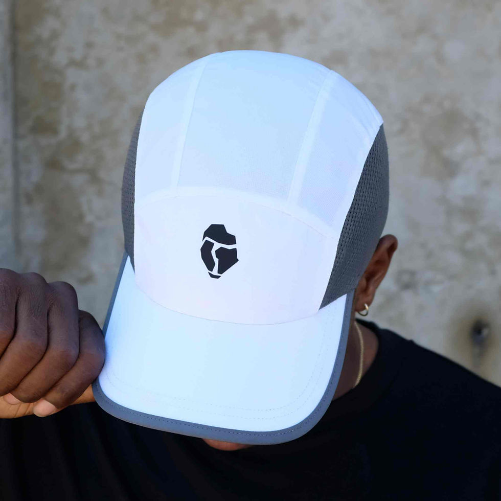 White Cap Top-Front View (Model)