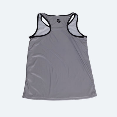 Grey Running Singlet (Back View)