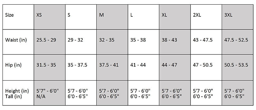 Size Chart Koseenza Men's Bottoms (in).jpg