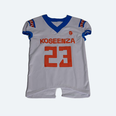 White Football Jersey (Front View)