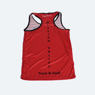 Red Running Singlet (Back View)