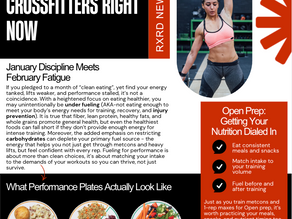 February Monthly Newsletter: Why 'Clean Eating' is Backfiring for CrossFitters