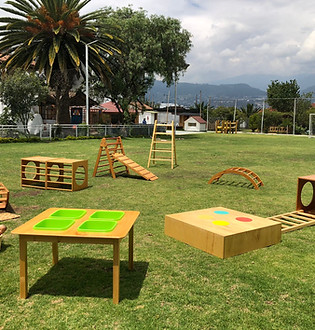 Espacio de juegos infantiles