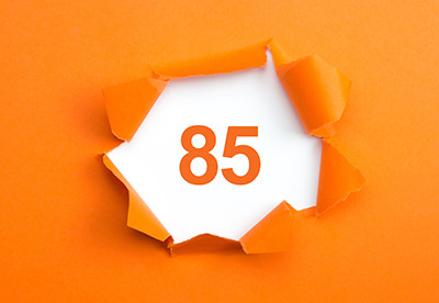 Eighty-five percent.